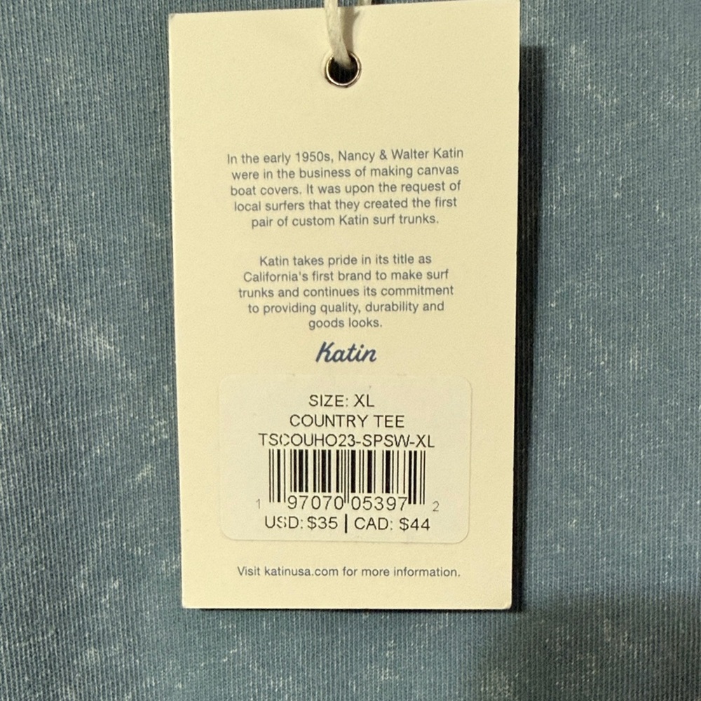 Katin Sky Blue Short Sleeve Tee - Picture 2 of 4